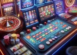 Casino-style slot games and live dealer tables on 58pp